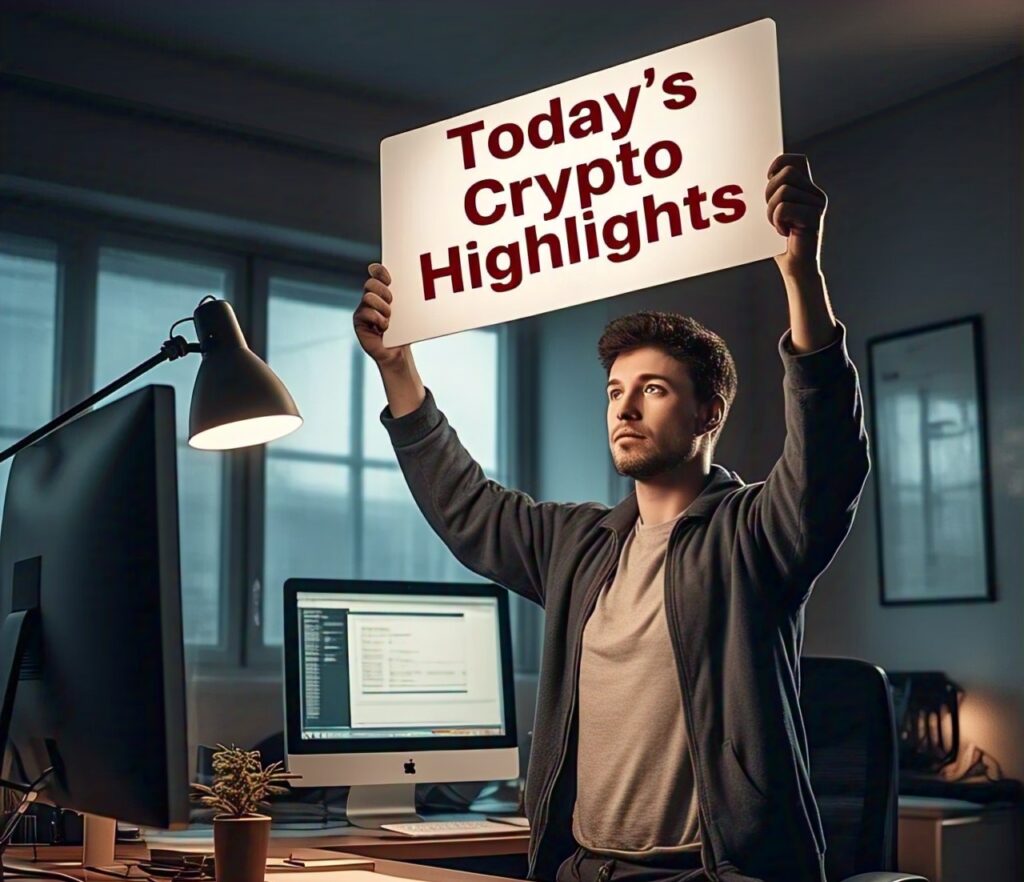 Today's Crypto Highlights