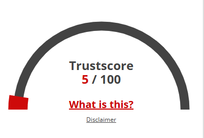 BridgeMe.biz TrustScore 5 out of 100 – Low Trust Rating and Potential Scam Warning.