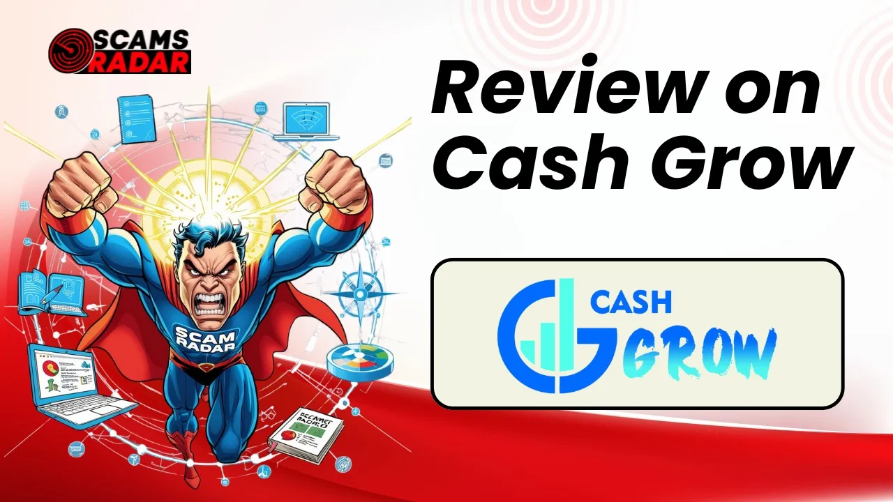 Review on Cash Grow - Scam or Legit? | ScamsRadar Analysis