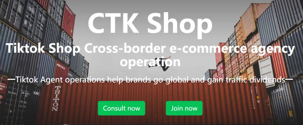 CTK Shop cross-border e-commerce agency review