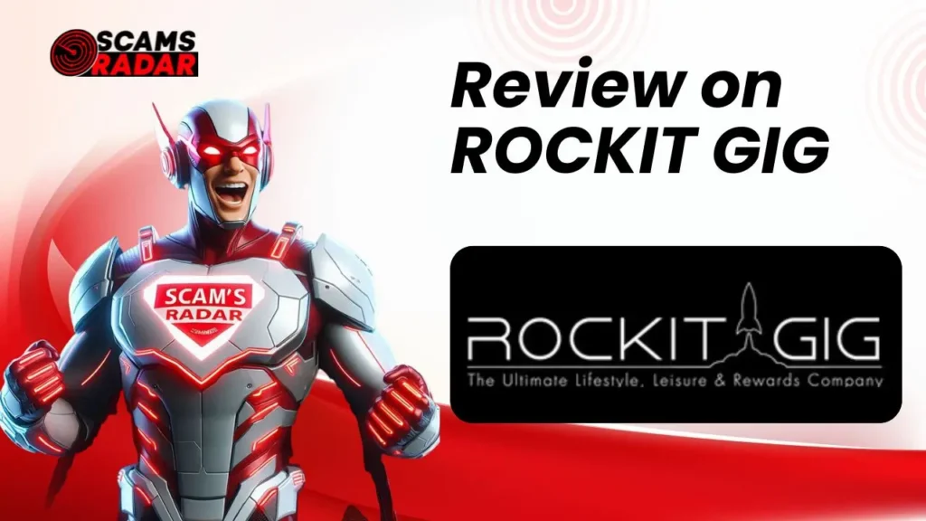 Scams Radar review on Rockit Gig - Scam or Legit? Detailed analysis on scamsradar.com