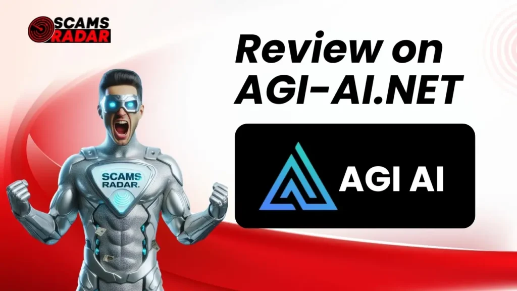 "Scams Radar review on AGI-AI.net highlighting AGI AI investment platform analysis"