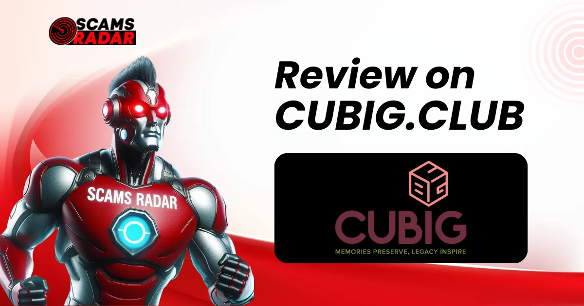 Cubig Review by Scams Radar | Cubig Scam Investigation