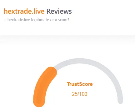 Hex Trade Review – Trust Score Only 25/100 Raises Red Flags