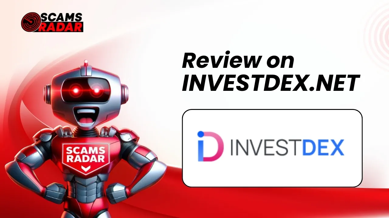 InvestDex Review Banner by Scams Radar