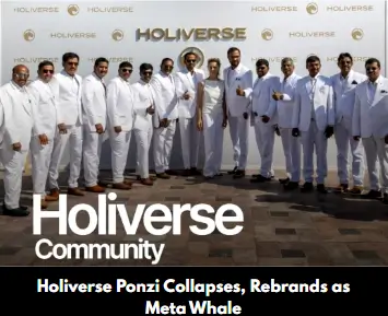 Holiverse Ponzi Collapses, Rebrands as Meta Whale