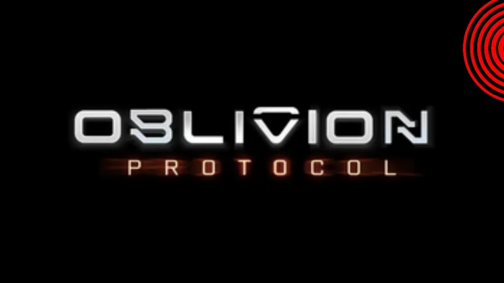 Oblivion Protocol AI platform logo on black background