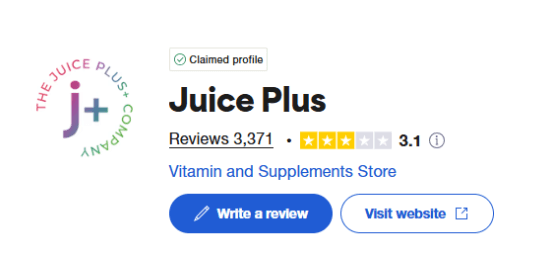 uice Plus Review - Rating Summary for The Juice Plus+ Company