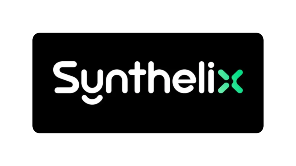 Official Synthelix logo used in review on Scams Radar