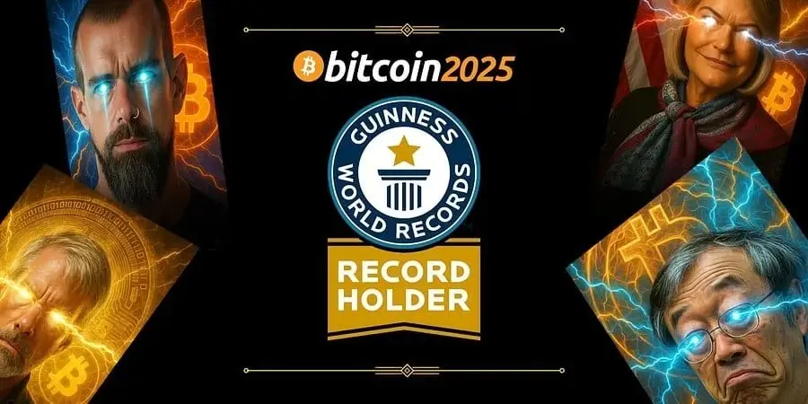 Bitcoin 2025 event breaks Guinness World Record for highest number of daily Bitcoin transactions