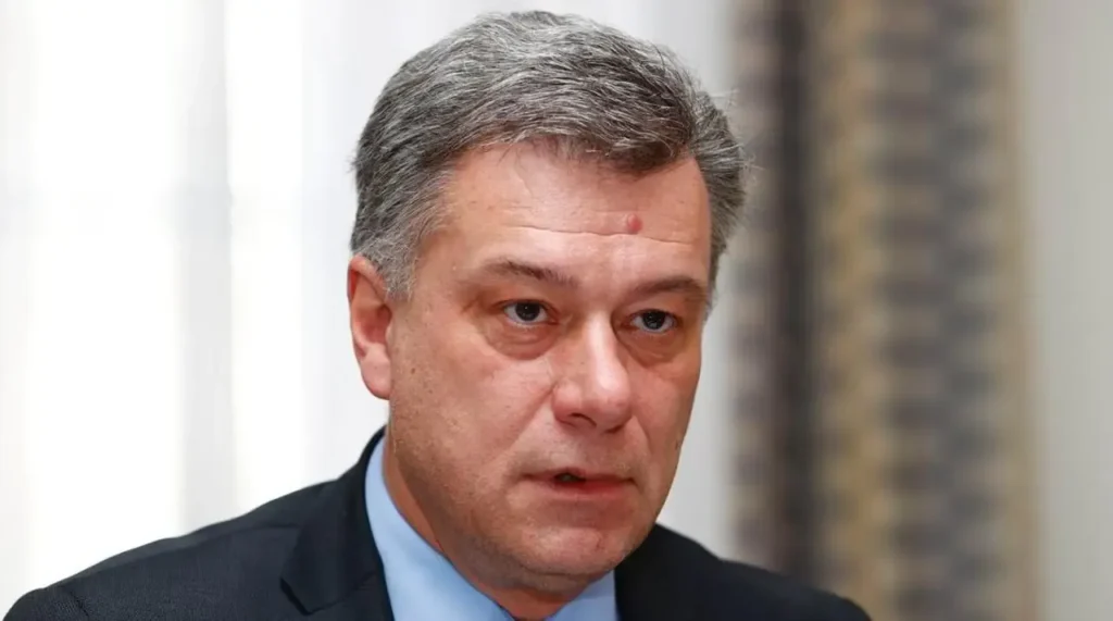 Portrait of Czech official who resigned amid controversy involving a crypto gift tied to drug-related offenses