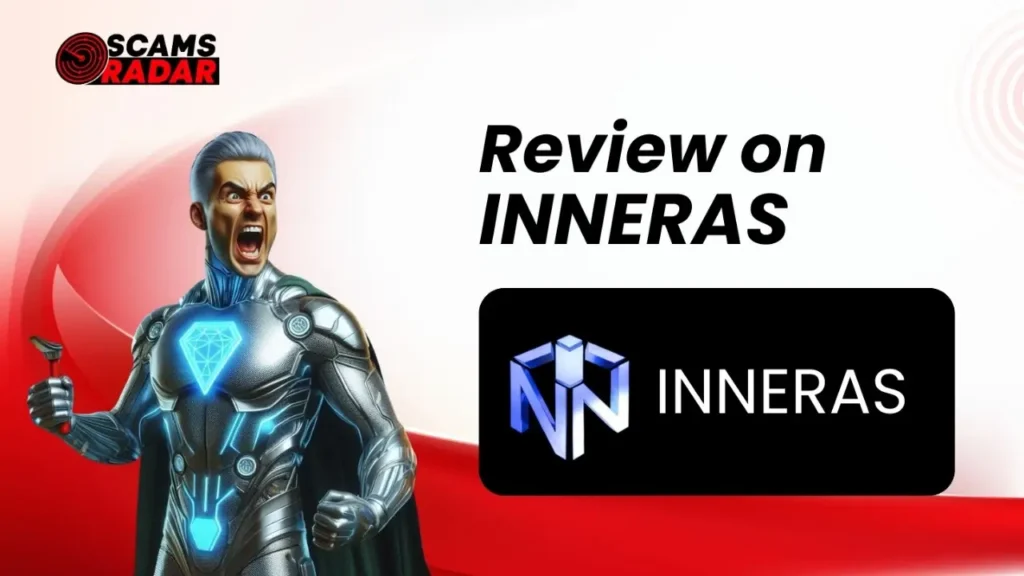 Superhero-themed InnerAS Review graphic by Scams Radar