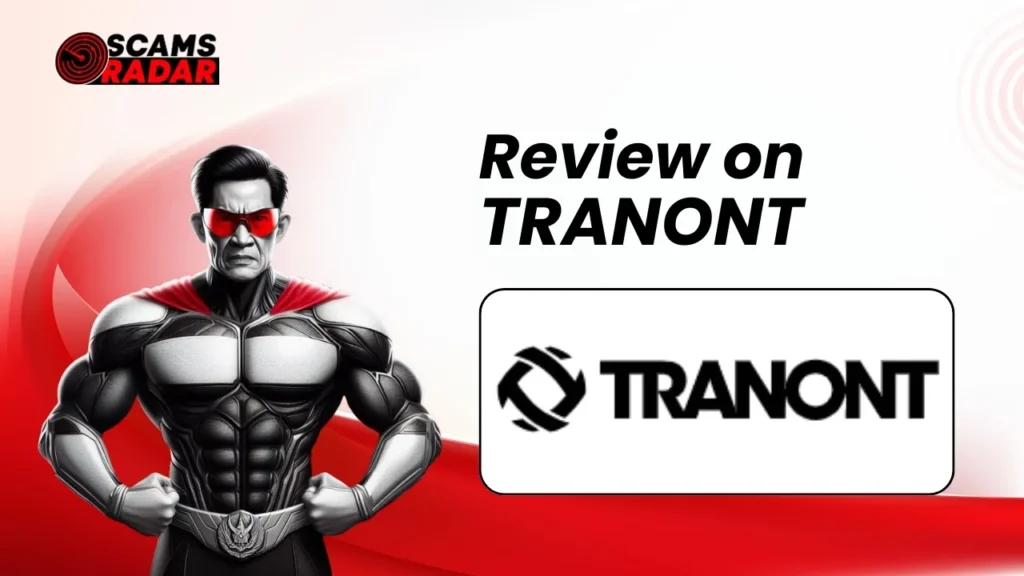 Scams Radar banner for Tranont review MLM platform