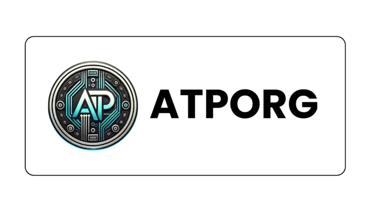 Official ATPORG logo with futuristic design on white background.