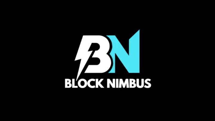 "Block Nimbus logo featuring bold BN design with lightning, representing the Block Nimbus brand.