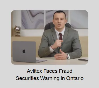 Avlitex Faces Fraud Securities Warning in Ontario