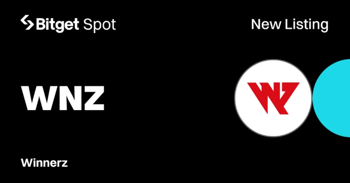 Bitget announces Winnerz (WNZ) listing on June 3 with entry into the Innovation Zone