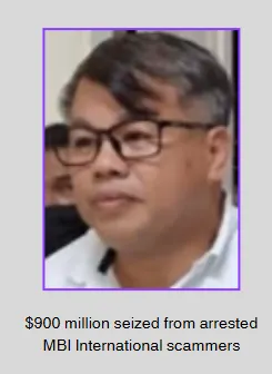 Arrested scammer linked to MBI International scam with $900 million seized