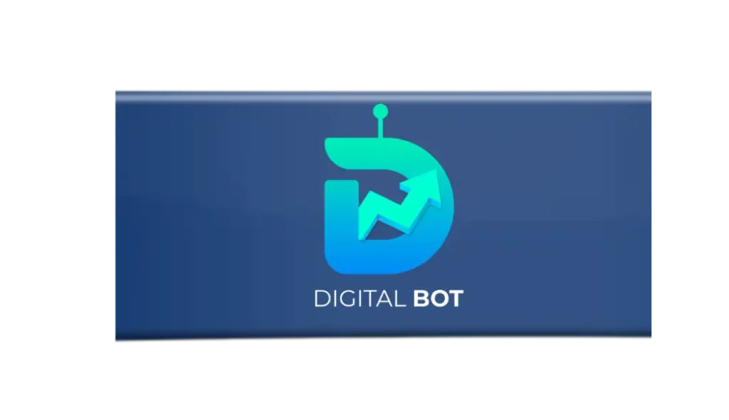 Digital Bot - Robot automation with AI virtual assistant and upward tech growth