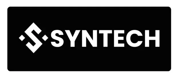 Syntech Logo - Official Syntech brand logo on a black background