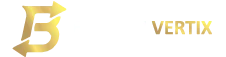 Bittron Vertix logo with a gold and white color scheme