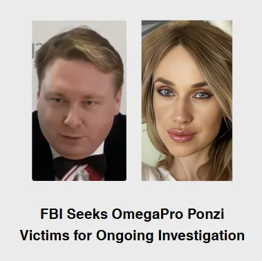 Portraits of individuals linked to the OmegaPro Ponzi scheme under FBI investigation