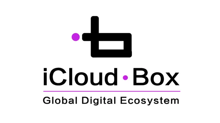 iCloud Box - Logo of iCloud Box Global Digital Ecosystem with modern design
