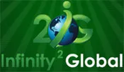 Infinity2Global logo with green background and globe symbol, representing the I2G brand