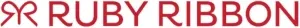 Red Ruby Ribbon logo with bow design, symbolizing the brand’s identity in the direct selling and shapewear industry.