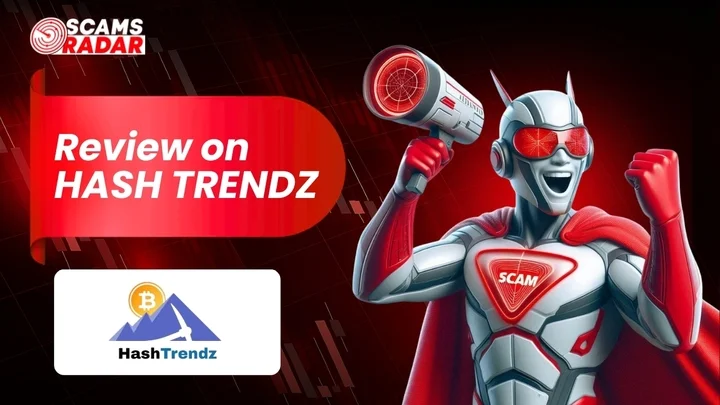 Scams Radar Review on HashTrendz - Scam Alert with Mining Platform Logo