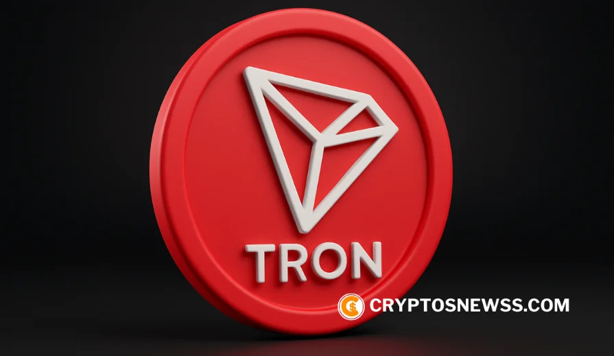 TRON logo coin symbolizing stablecoin growth and rising TRX investor interest
