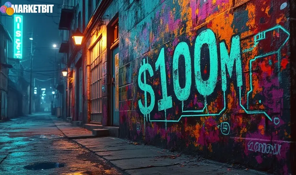 Algorand USDC $100 million mint visual on blockchain network