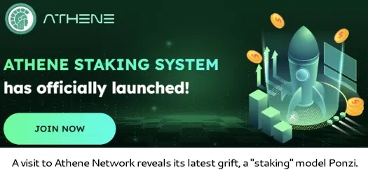 Athene Network staking system promotion amid $100K trademark judgment