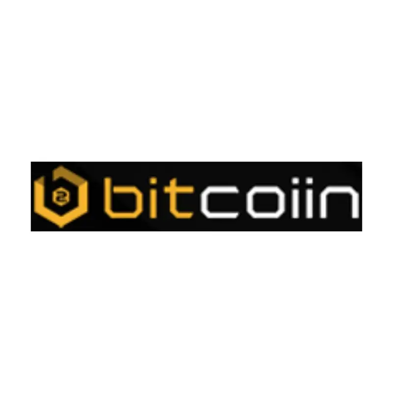 Official Bitcoiin logo in black and yellow design