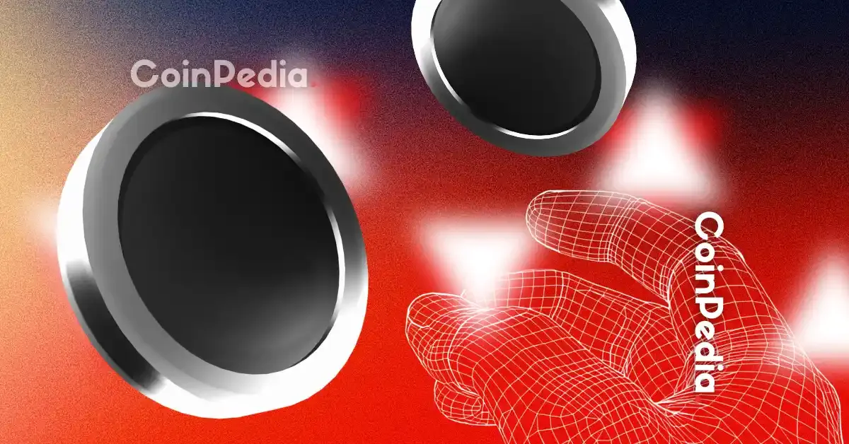 Digital coins dropping into a wireframe hand, symbolizing crypto market selloff