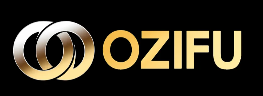 High-quality logo of Ozifu showcasing its brand identity with a modern, golden design.