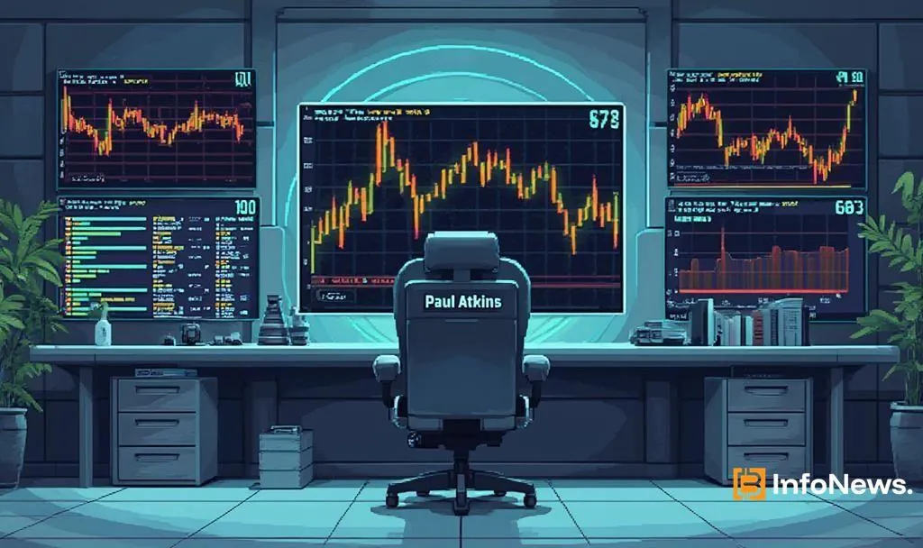 Trading charts illustrating SEC Crypto Assets Non-Securities ruling impact
