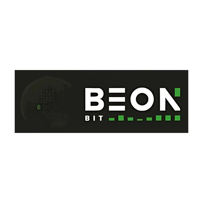 Official logo of BeonBit, a digital asset and blockchain platform, featuring black and green design.
