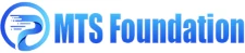 Official MTS Foundation logo in blue design on white background