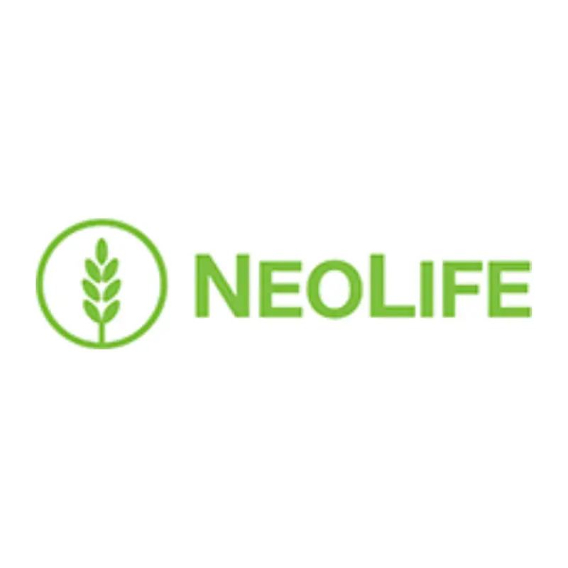 NeoLife official company logo in green color with wheat symbol