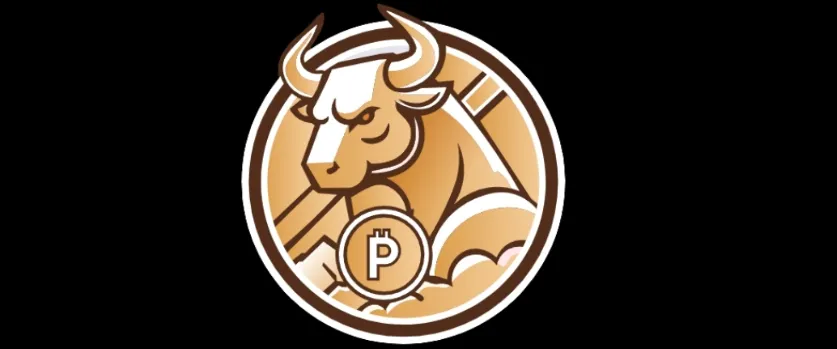 Profit Miner logo with a golden bull and the P symbol
