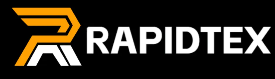 RapidBitex logo with orange and black design showcasing the platform's branding.