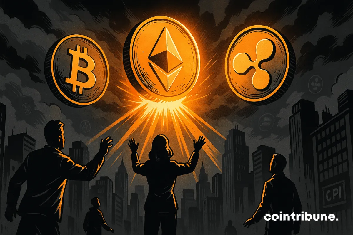 Bitcoin, Ethereum, and Ripple react as US inflation cools with modest crypto market gains