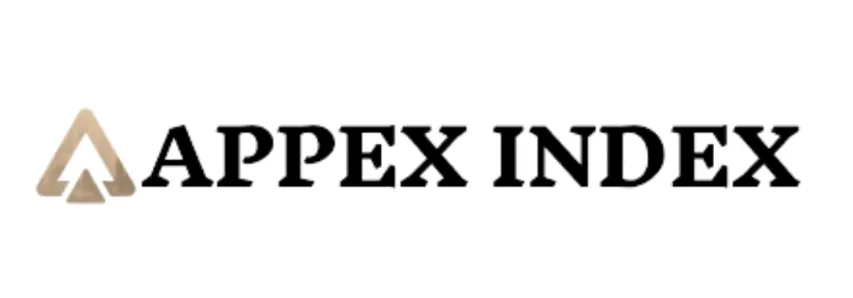 Appex Index logo showing brand name and icon for the investment platform