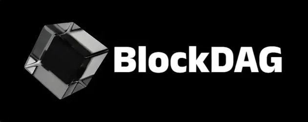 BlockDAG logo representing its blockchain-based platform focusing on scalability and decentralized innovation.