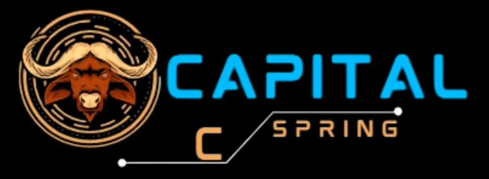 Official Capital Spring company logo with bull icon and brand name