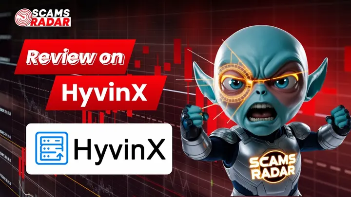 Scams Radar review on HyvinX highlighting the platform’s features, risks, and legitimacy analysis for investors.