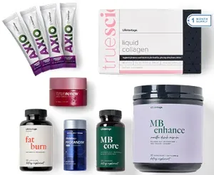 LifeVantage supplements including Axio, Protandim, TrueScience, and other wellness products