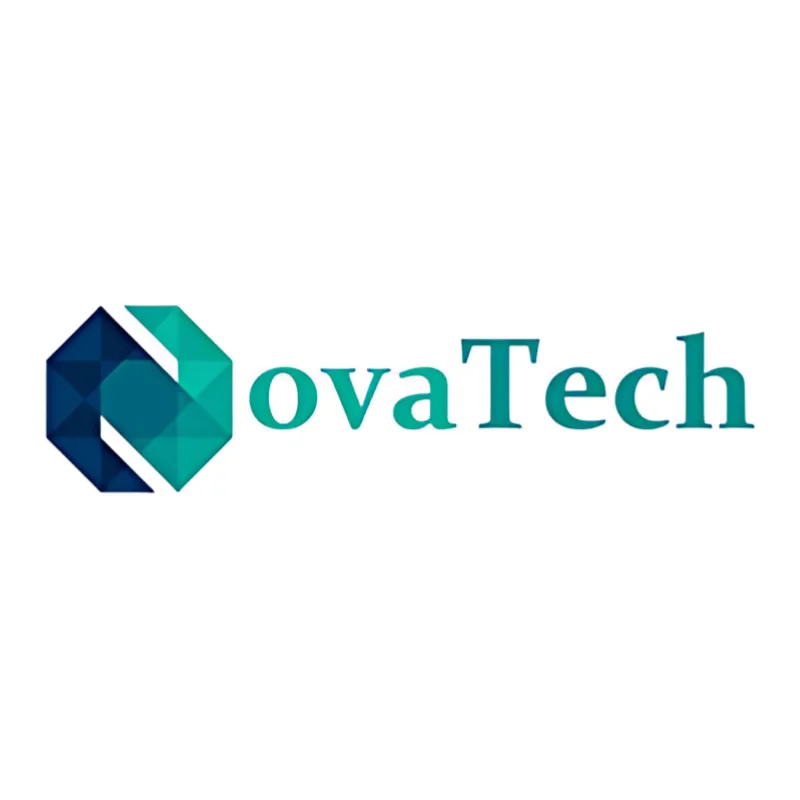 Official NovaTech logo representing cryptocurrency trading, investments, and blockchain services