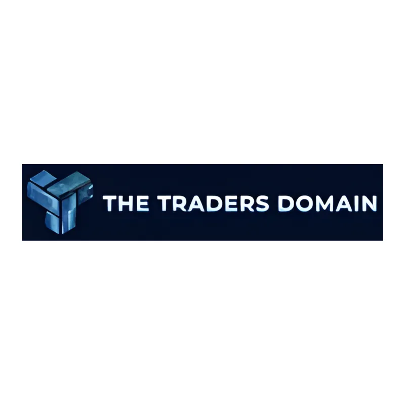 The Traders Domain logo representing the forex trading and investment platform brand identity